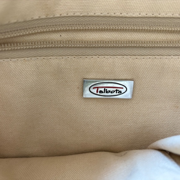 Talbots woven paper tote - Picture 3 of 4